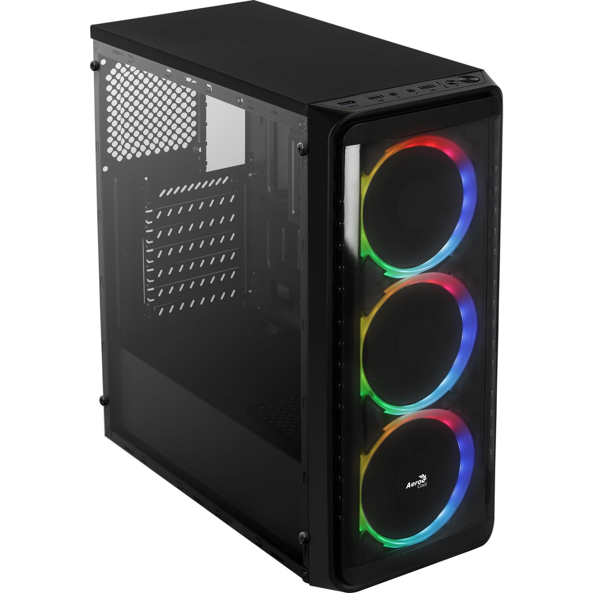 Gabinete Atx Si Compartilhe Aerocool Rgb Window Em Ribeir O Preto