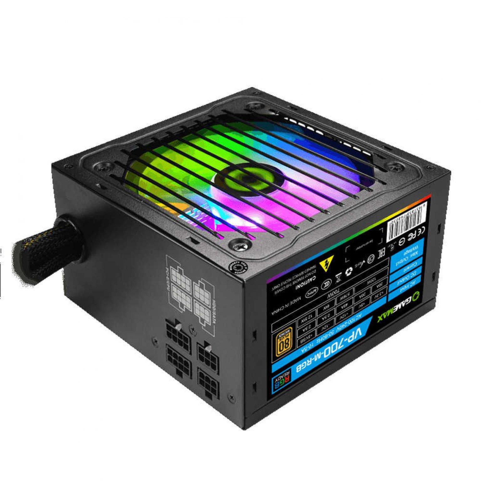 Fonte Atx Gamer W Gamemax Rgb Vp M Bronze Semi Modular Em Ribeir O