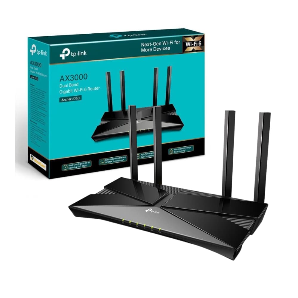WIRELESS ROTEADOR TP LINK ARCHER AX50 AX3000 WIFI 6