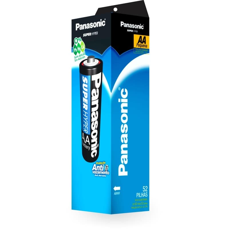 Pilha Aa Cartela C/4 Panasonic