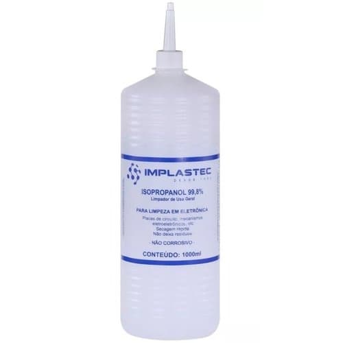 Álcool Isopropilíco 1000ML Isopropanol Implastec