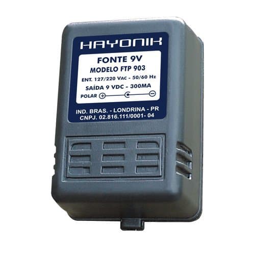 Fonte FTP-903 C- 9VDC 300mA HAYONIK
