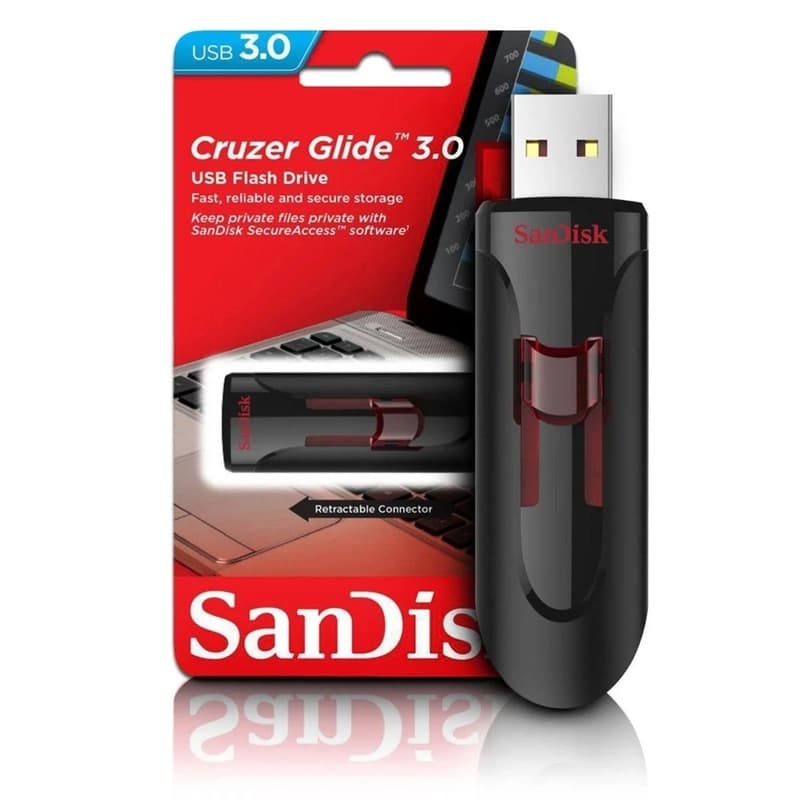 Pendrive 128GB Sandisk Z600 Cruzer Glite G35