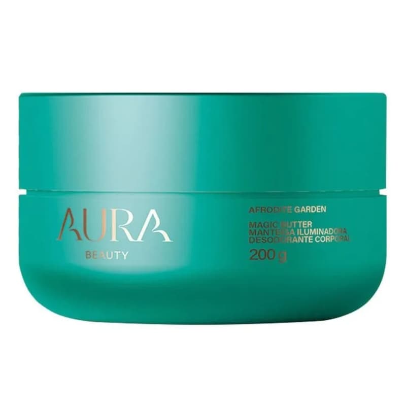 Creme Hidratante Afrodite Garden Aura Beauty Iluminadora 200G