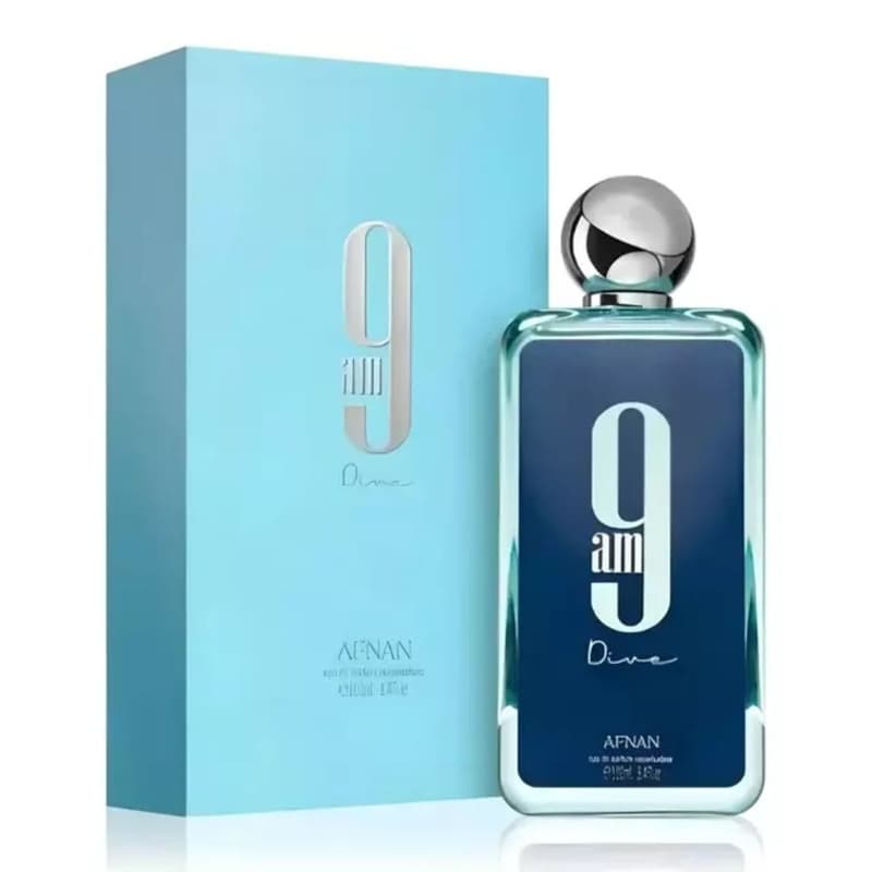 Perfume Afnan 9AM Dive Blue Masculino EDP 100ML Arabe
