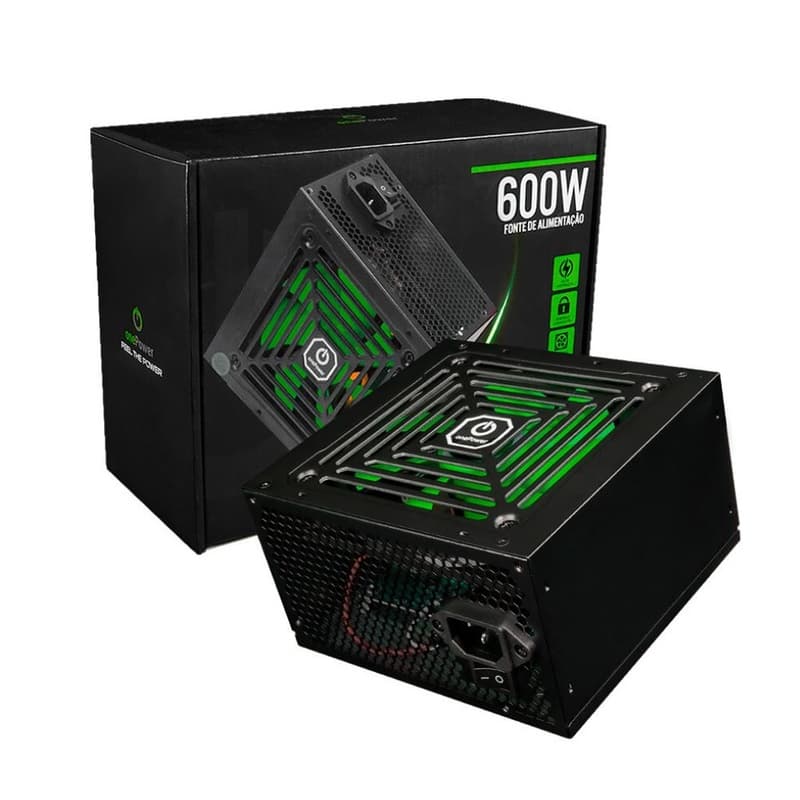 Fonte ATX Alimentação 600W Autoswitch One Power