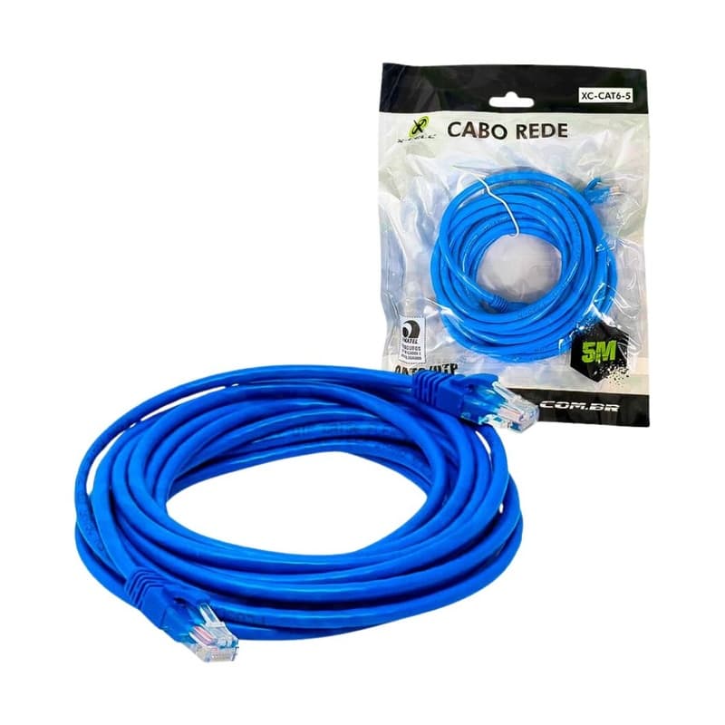 Cabo de Rede Cat6 Generico 5 Metros