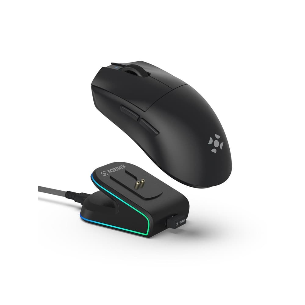 MOUSE SEM FIO CARREGAMENTO MAGNETICO LOYAL FORTREK PRETO