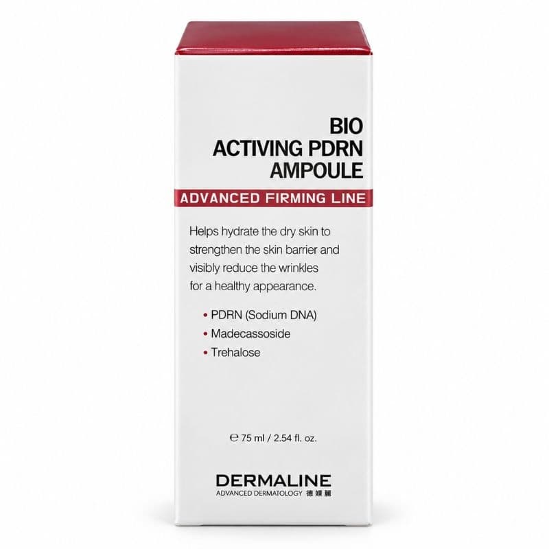 Creme Facial Dermaline Ampola Pdrn 75ML Coreano
