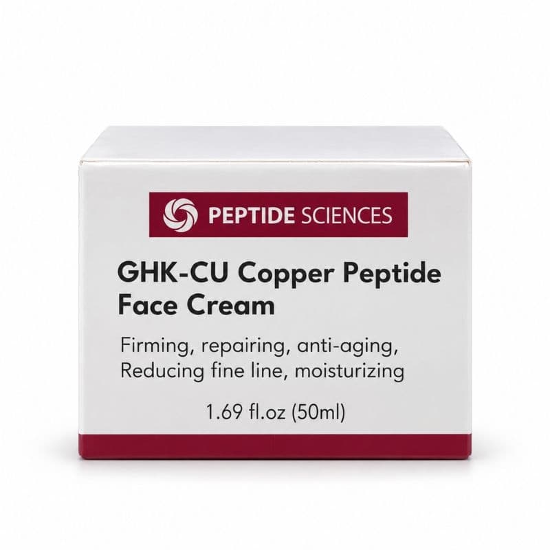 Creme Facial Peptide Sciences Ghk-cu Copper Peptide Face Cream 50ML Coreano