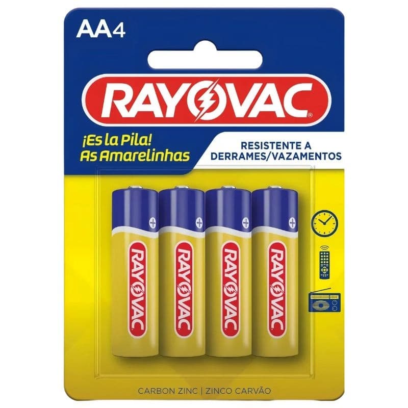 Pilha Aa Rayovac 4 Unidades