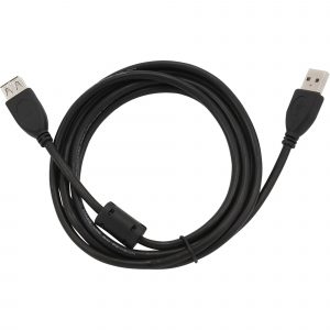 Cabo Extensor USB 2.0 a Macho X a Fêmea 5 Metros Preto Genérico