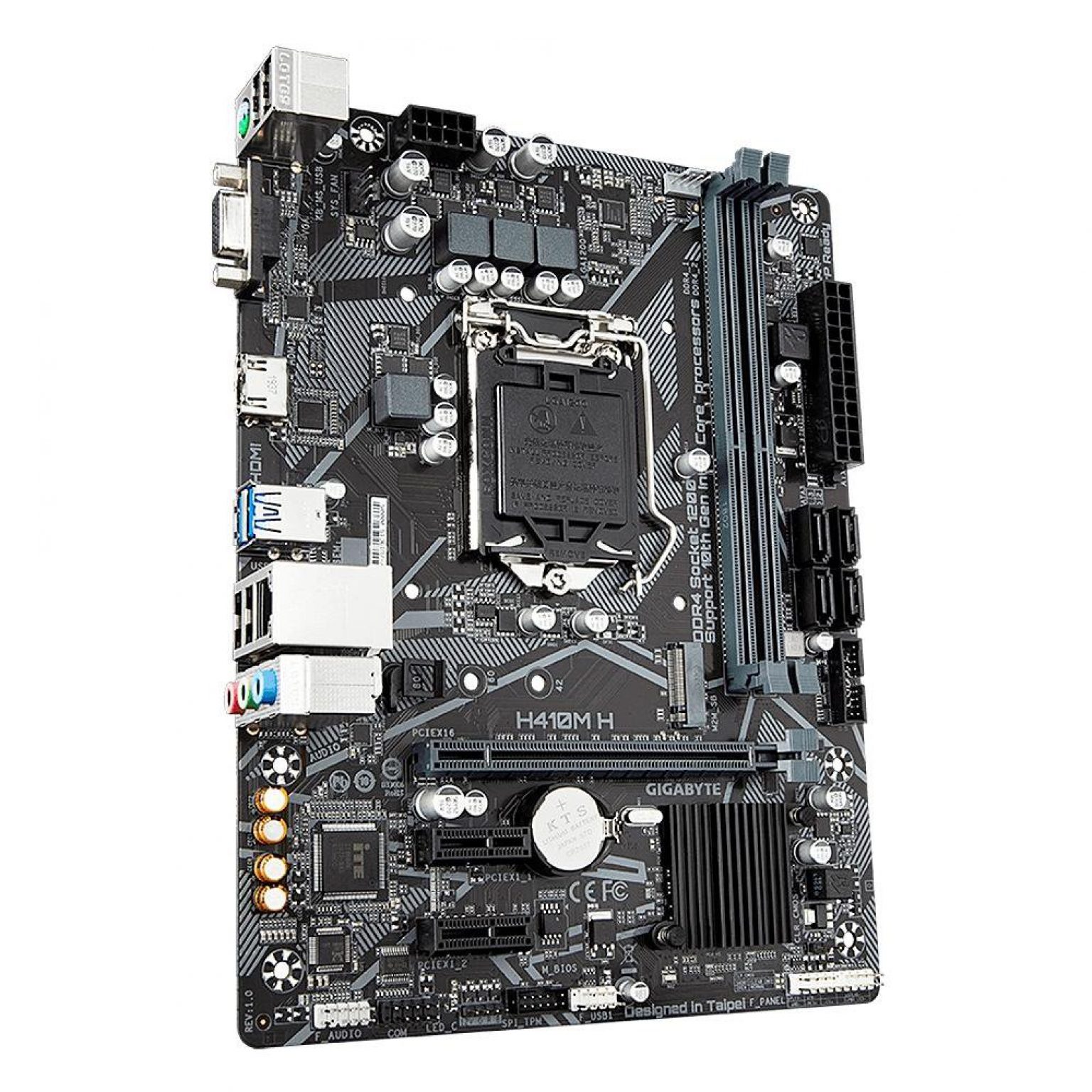 Gigabyte h410m установка m2