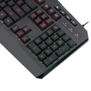 Teclado Gamer USB RGB Redragon Harpe PRO K503a RGB Preto
