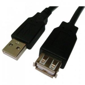 cabo extensor usb 20 a macho x a femea 3 metros preto generico 37977 2000 191902 1