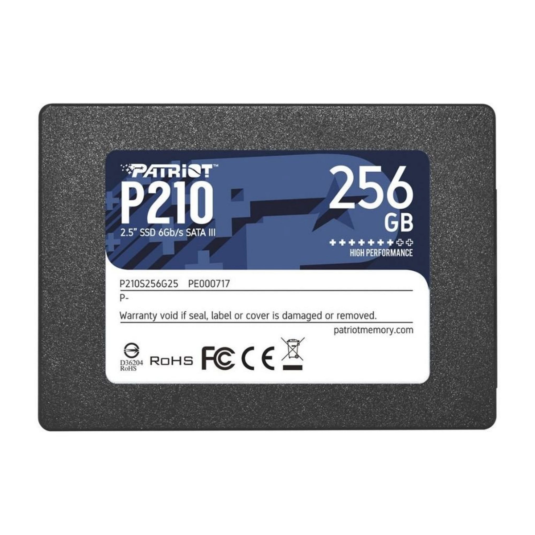 Patriot ssd 256gb p210 p210s256g25 страна производитель