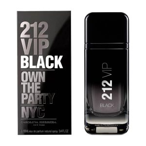 PERFUME CAROLINA HERRERA 212 VIP BLACK MASCULINO EDP 100ML