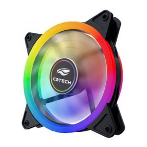 Cooler 12×12 F7-l140m 12cm LED 7 Cores C3 Tech