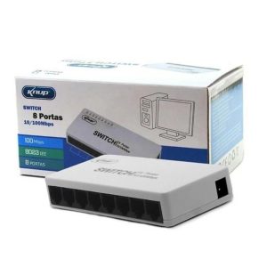 HUB 8 Portas 10/100 Rj45 KP E08b Knup