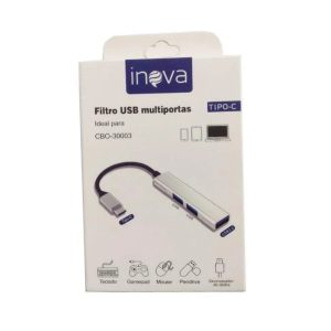 HUB 3 Portas USB 3.0 Cbo-30004 Inova