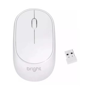 Mouse sem FIO Ms001 Bright Branco