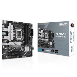 PLACA MÃE 1700 ASUS B760M A PRIME /M.2/HDMI/DP/DDR4 G12 13ªG