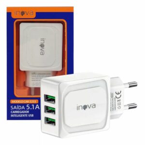 Carregador Fonte USB 5.1a Car-3253 Inova