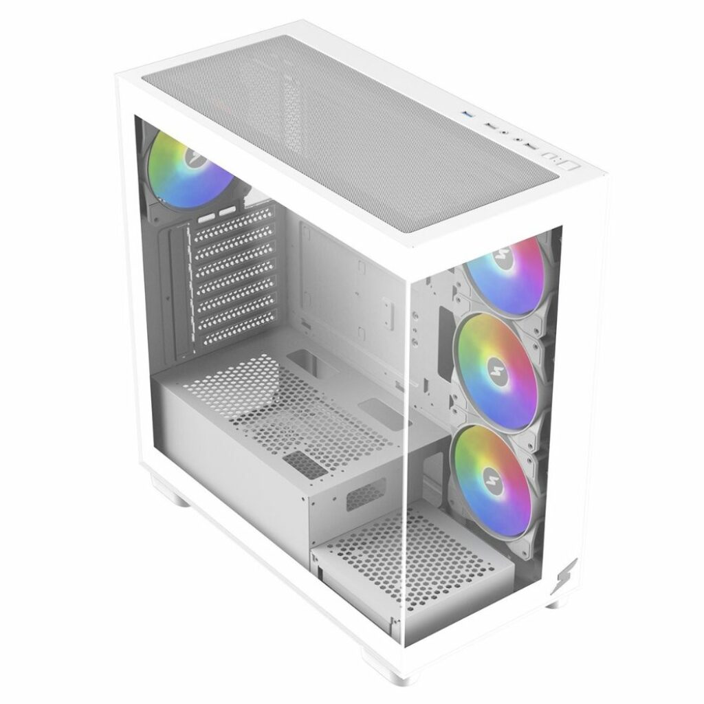 Gabinete Gamer Superframe Dominador Aquario S/cooler Branco