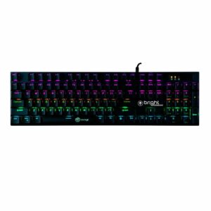 TECLADO GAMER USB MECANICO GTC564 BRIGHT PRETO