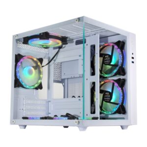 Gabinete Gamer Micro ATX Aquario W2sb K-mex Branco