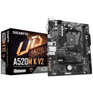 Placa MAE AM4 Gigabyte AMD A520m K mundial megastore