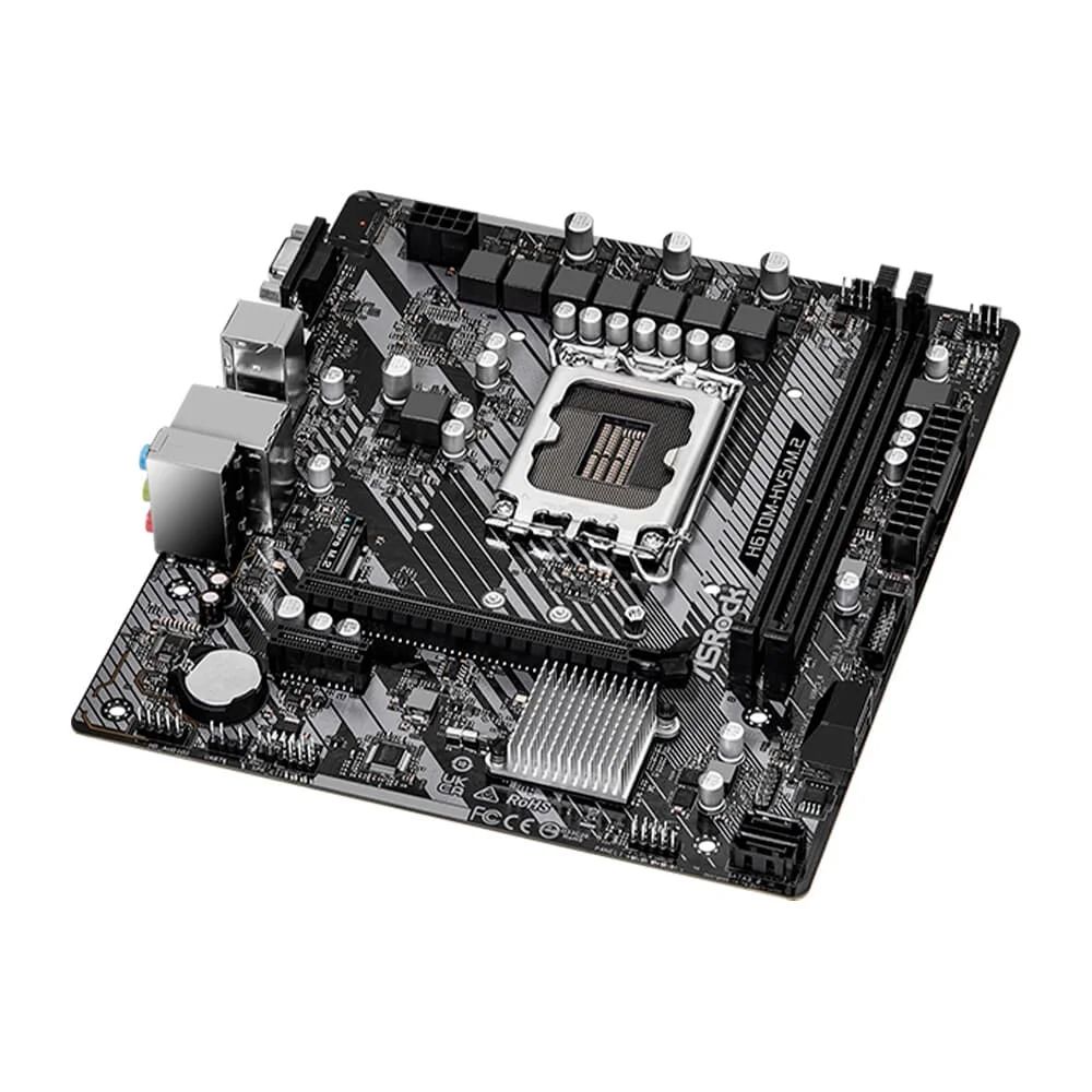Placa MÃE 1700 Asrock H610m HDV /m.2/hdmi/vga/ddr4 12ªg G13 G14 - Image 4