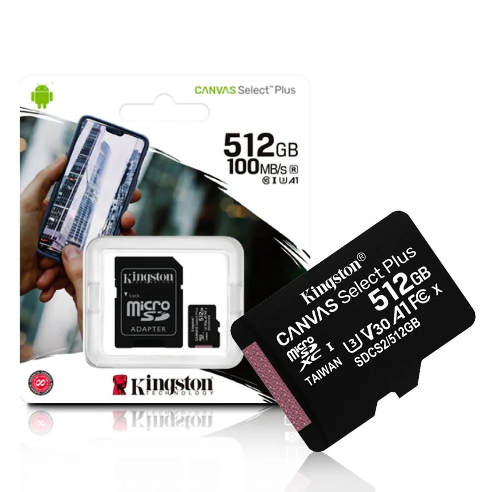 Micro SD 512gb Kingston Sdcs2/512 100mb/s