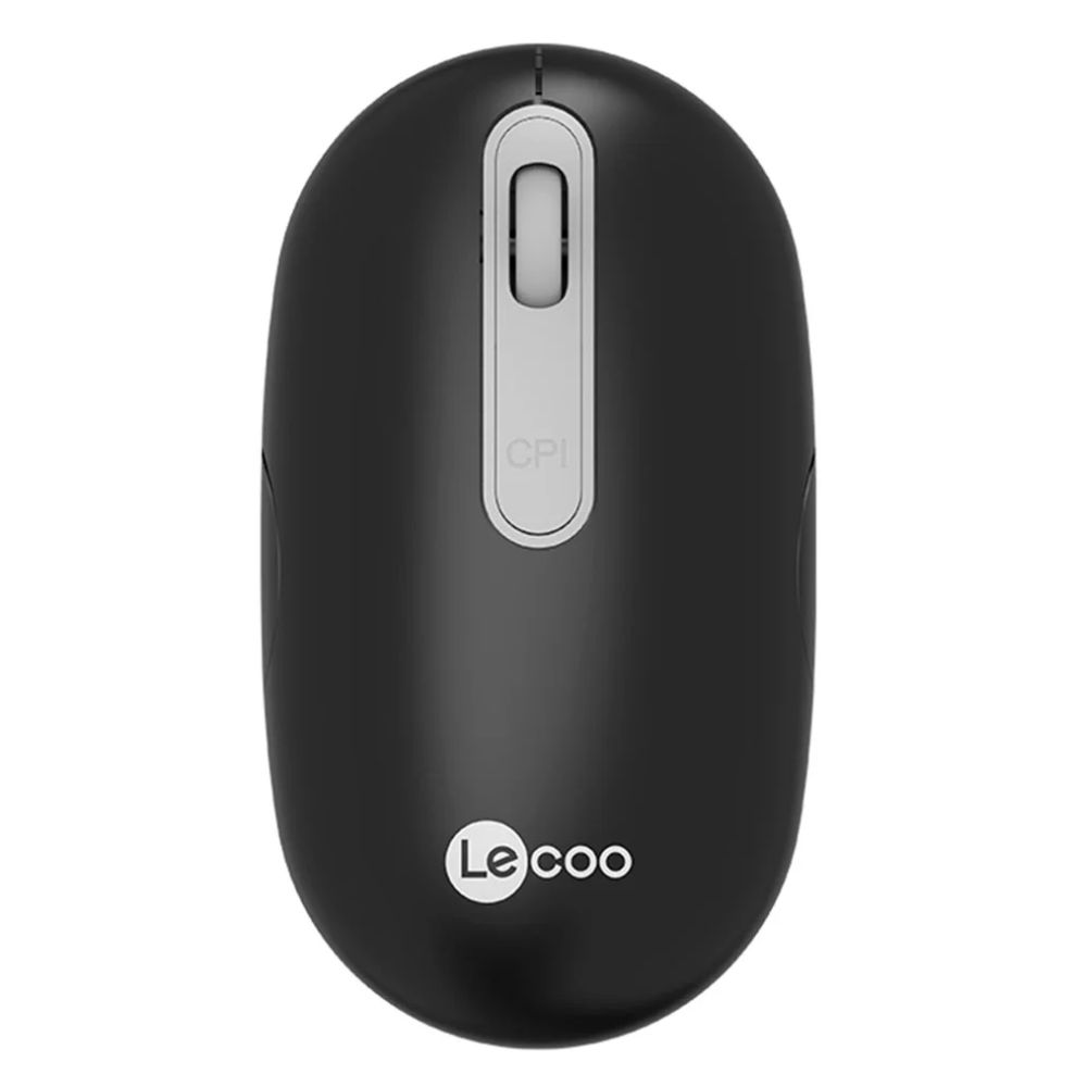 Mouse sem FIO Recarregavel 1600dpi Ws207 Lecoo Preto