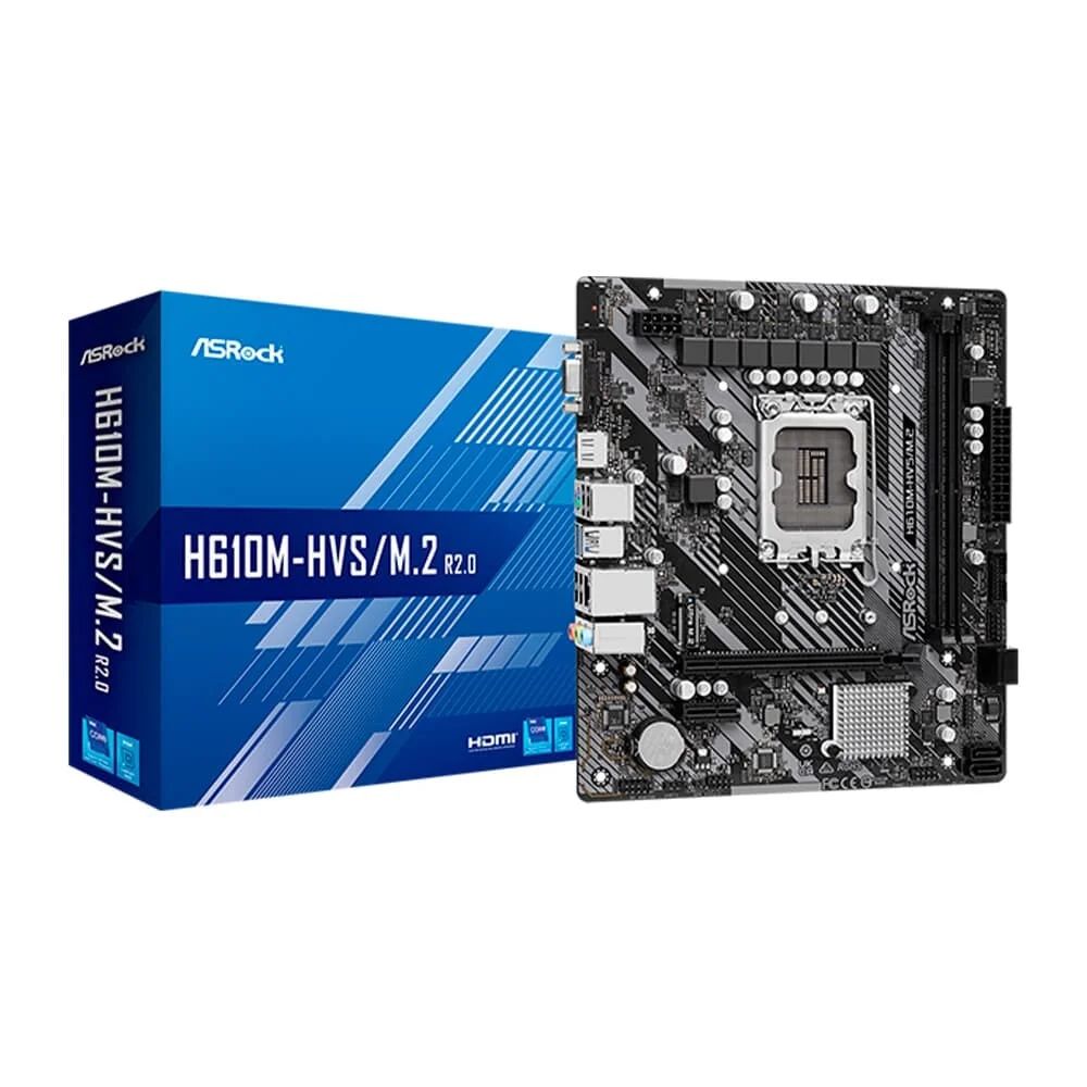 Placa MÃE 1700 Asrock H610m HDV /m.2/hdmi/vga/ddr4 12ªg G13 G14