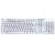 Teclado USB Slim K15 Fortrek Branco