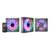 COOLER KIT 3 FANS 12MM ARGB COM CONTROLE E CONTROLADORA AAUA INFINITY GAMING MASTER