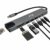 HUB Adaptador Type C 8 em 1 para Hdmi/type C USB 3.0/usb 2.0/micro SD SDE LAN JC TYC 860 F3