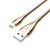 Cabo Celular Iphone Cb-l190gd Dourado 1M 2.4a C3tech