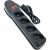 Filtro de Linha 4 Tomadas Circuit Breaker Preto Megatron