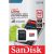 Micro SD 64gb Sandisk Classe 10 Ultra com Adaptador 100mb/s 2X1