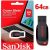 Pendrive 64gb Sandisk Z50 Vermelho e Preto USB 2.0
