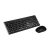 Teclado e Mouse sem FIO Satellite Ak718g Preto