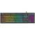 Teclado Gamer USB Membrana LED K500f HP Preto
